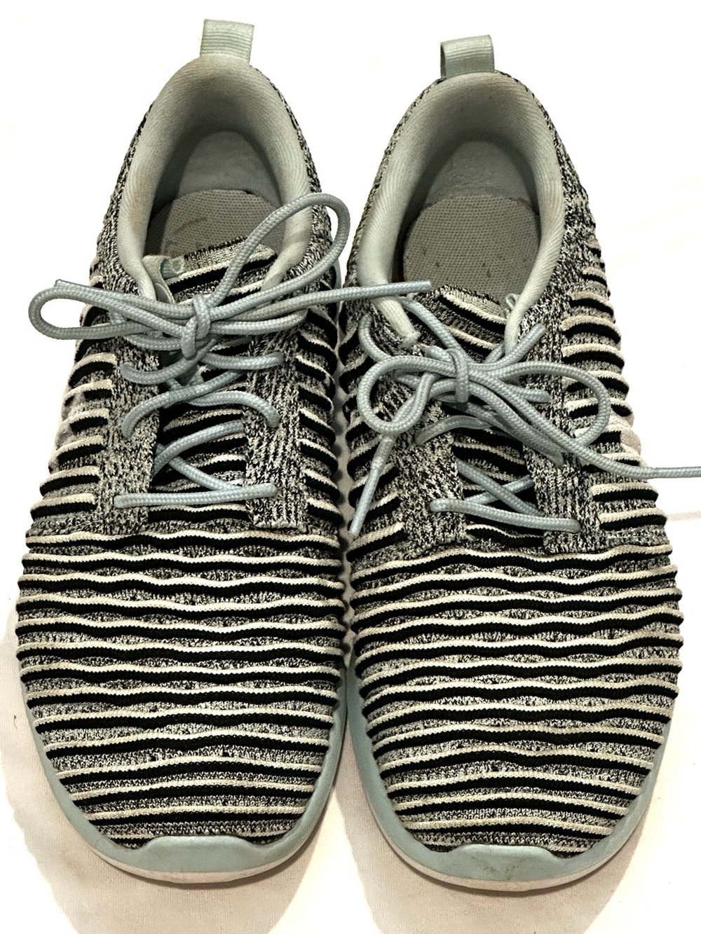 NIKE  Black, White, Gray and Lt Teal Athletic Shoes